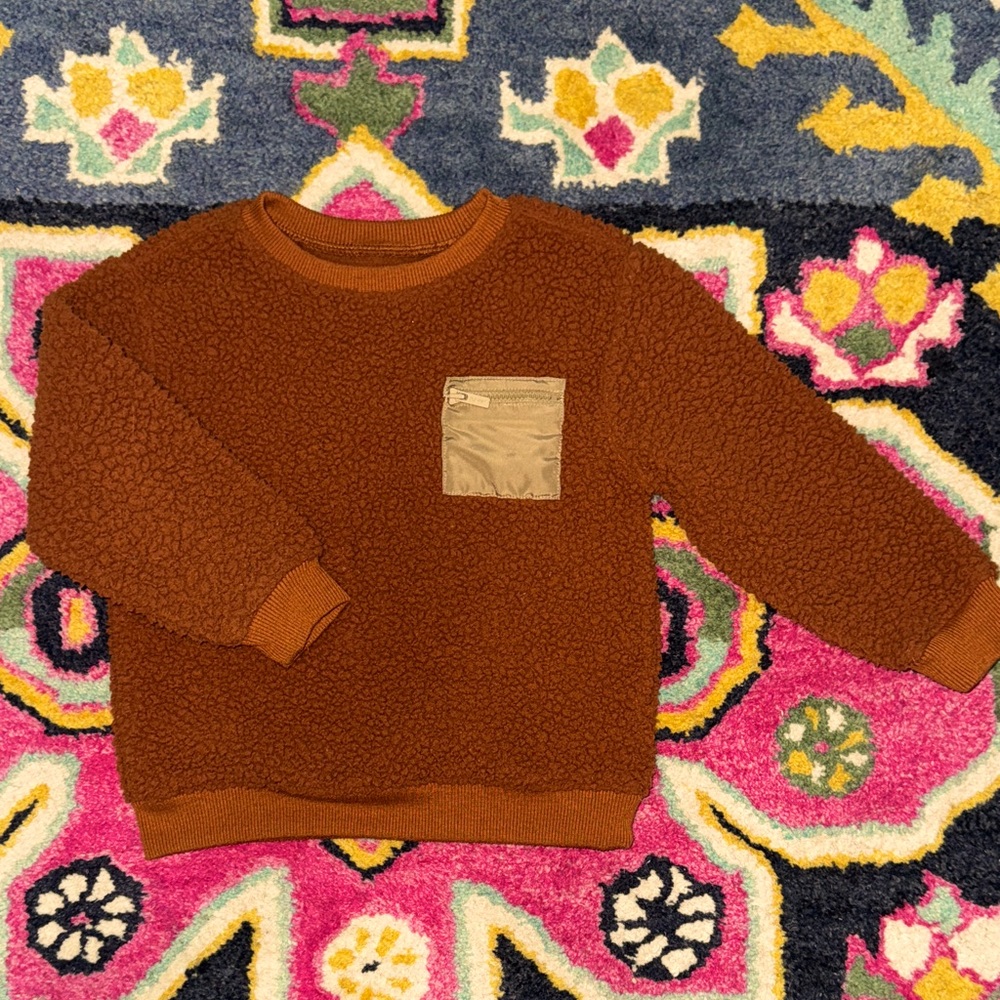 Old Navy Brown/Orange pullover - 4T